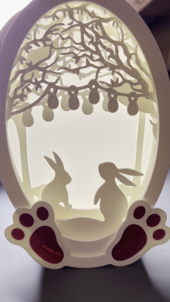 Veľkonočný svetelný dekoratívny objekt – Easter Light Box